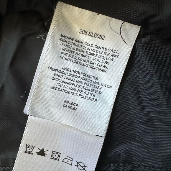 Columbia Vertex Jacket Womens Small Black Quilted Fleece Lined Interchange Core - Picture 12 of 12